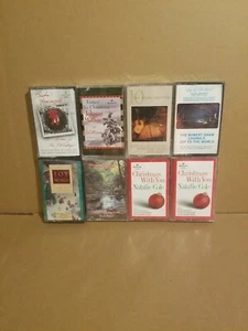 (8) New Cassette Christmas Trisha Yearwood Hallmark Robert Shaw Miller-Rowe Cole - Picture 1 of 8