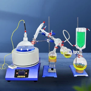5L Short Path Distillation Kit Cold Trap Essential Oil Extractor Lab Evaporators - Picture 1 of 12