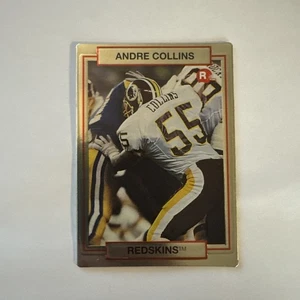 1990 HI-PRO Marketing NFL Andre Collins Washington Redskins Card #35 - Picture 1 of 2