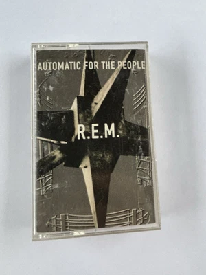 REM - Automatic for the People - Cassette Tape - Original Yellow R.E.M. - Image 1 of 4