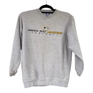 Vintage Size Small NFL Reebok Green Bay Packers Embroidered Crewneck Sweatshirt - Picture 1 of 10