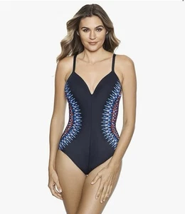 NEW! Miraclesuit Nepali Temptation One Piece Swimsuit! Size 16 - Picture 1 of 7
