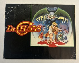 Dr. Chaos Nintendo NES ~ Instruction Manual Only