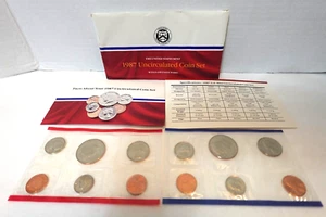 1987 Uncirculated Coin Set (U.S Mint) - Picture 1 of 5