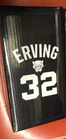 1 DR J Julius Erving Black Panther Brooklyn Nets SGA Bobblehead Irving Marvel Cover