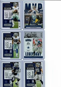 2020 Contenders Football Dallas Cowboys (4) Base Card Set +Plus More+ - Picture 1 of 1
