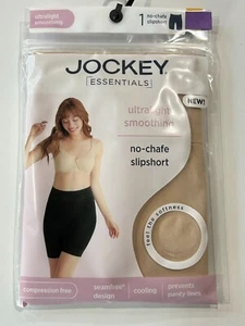 Women's Jockey Essentials Smoothing No Chafe Slip Short Beige Size 4XL NEW - Picture 1 of 4
