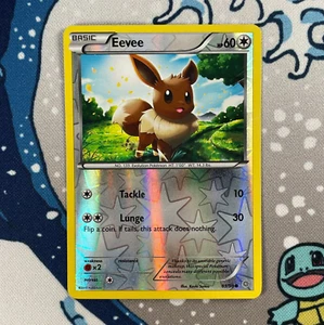 Eevee 63/98 Reverse Holo XY Ancient Origins Set Pokemon Card 2015 LP - Picture 1 of 3