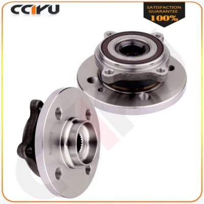 Pair Front Wheel Bearing Hub Assembly Fits Mini Cooper 2007-2015 4 Cyl. Models — 第 1/4 张图片