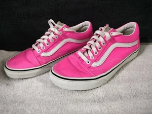 Vans Unisex Off The Wall 508731 Rosa Neón Zapatos Tenis Talla Mujer 8.5 Hombres 7 - Imagen 1 de 20