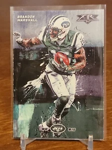 2015 Topps Fire Football Silver Foil Parallel #41 Brandon Marshall NY Jets  - Picture 1 of 2