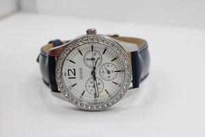 GUESS Women's Blue Sport Watch Set U0525L1 Crystal Bezel New Battery - Picture 1 of 6