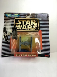 TIE Fighter Star Wars Micro Machines 66260 Die-cast Metal 1996 Galoob 90's NEW - Picture 1 of 4