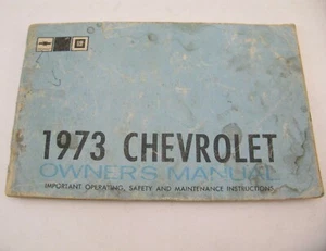 1973 Chevrolet Owner's Manual Guide Book Glovebox Chevy 73 Chev Chevy Car - Picture 1 of 4