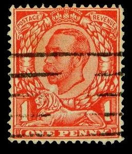 Great Britain / 1912 / King George V / Scott 125 / Used  One  Penny - Picture 1 of 1