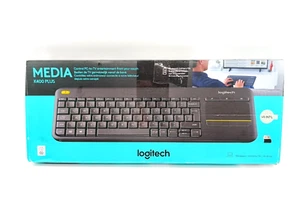 Logitech K400 Plus kabellose Touch-TV-Tastatur - QWERTY US-Englisch (920-007145) - Bild 1 von 4