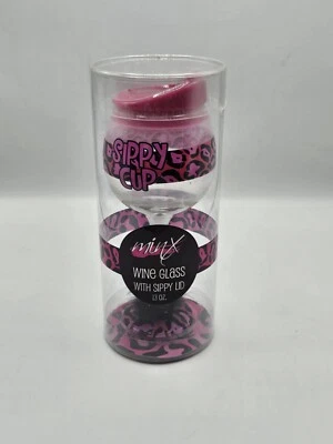 Sellado Nuevo Spencer Regalos Minx Tinto Rosa Copa de Vino Taza para sorber 13 Onzas Foto 1 de 4