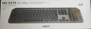 Logitech MX Keys for Mac - mit Tastenbeleuchtung - Tastatur - unbenutzt in OVP - Bild 1 von 1
