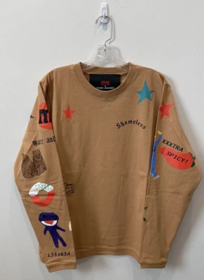 Marc Jacobs × Cactus Plant Flea Market CPFM Tattoo Long Sleeve Shirt tee Tan - Image 1 of 4