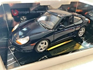 1997 PORSCHE 911 CARRERA BY BBURAGO OCEANBLAUMETALLIC GOTS LIMITIERT MASSSTAB 1:18 - Bild 1 von 7