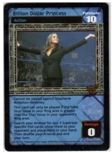 Tarjeta de princesa de mil millones de dólares de la WWE | Raw Deal Wrestling WWF | casi nueva/m | tienda SWCCGS - Imagen 1 de 1