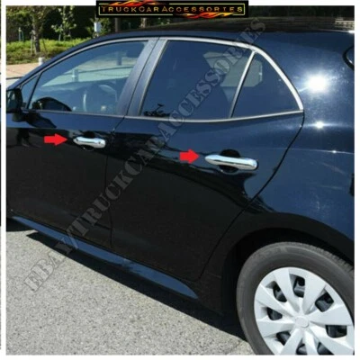 Cubierta de manija cromada de 4 puertas con llave inteligente 21Toyota Corolla 2019 2020 sedán Foto 1 de 2