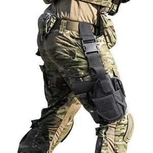Funda táctica ajustable para pierna caída mano derecha dibujar muslo pistola funda bolsa - Imagen 1 de 7