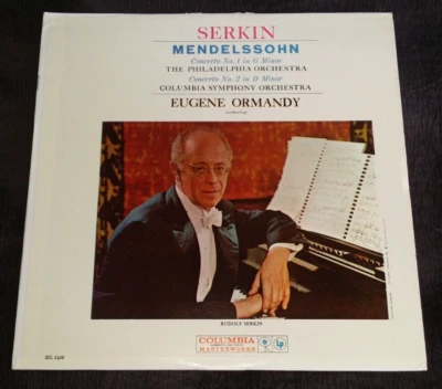 Serkin Mendelssohn Concerto No. 1 & No. 2 Eugene Ormandy 1960 canadian Mono LP - Image 1 of 2