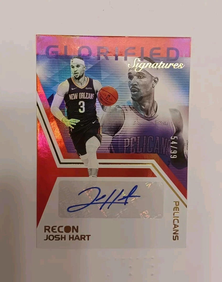 2020-21 Panini Recon Glorified Signatures Red /99 Josh Hart #GS-JSH Auto