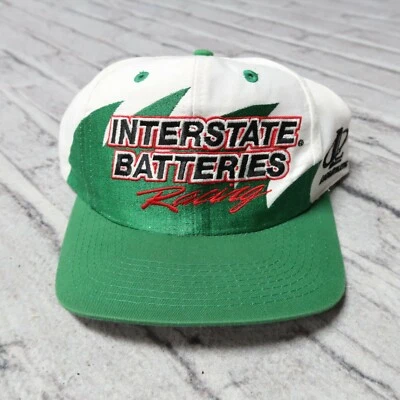 Baterías interestatales vintage de los 90 para carreras diente de tiburón gorra con logotipo atlético Foto 1 de 4