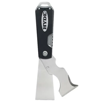 Hyde 5-in-1 Two Blade Folding Painters Tool Stainless Steel Spreader & Scraper - image 1 of 4