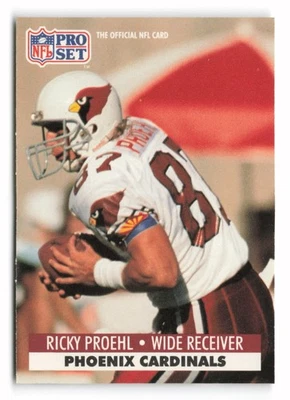 1991 Pro Set #626 Ricky Proehl Phoenix Cardinals - Image 1 of 2