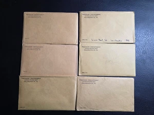 Lot Of Six Unopened Silver Proof Sets, Two  1962, & Four 1963 - Picture 1 of 2