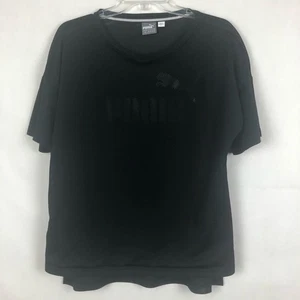 Puma schwarzes Double Layer Sport Damen Top Gr. L - Bild 1 von 8