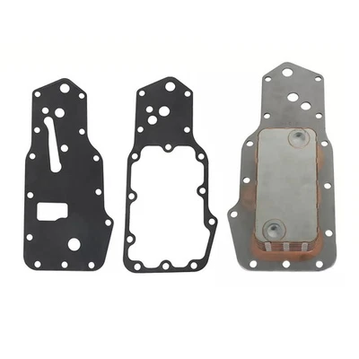 3Pcs Oil Cooler Replacement w/ Gaskets For Dodge Cummins 5.9L 6B 6BT 1989-1997 - Image 1 of 4