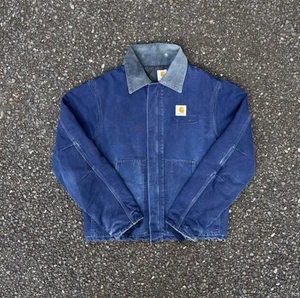 Carhartt Arctic Traditional Jacket JQ1802 Navy M Vintage Japan - Picture 1 of 12