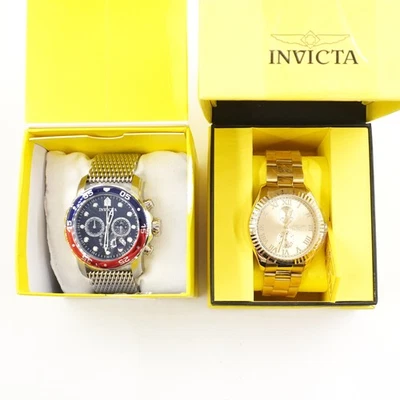 Invicta Pro Diver 47630 & Specialty 47431 Stainless Steel Men's Watches Lot of 2 - Image 1 of 4