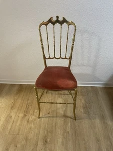 Stuhl 60er Jahre Chiavari Messingstuhl Originalerscheinung top erhalten VB - Bild 1 von 10