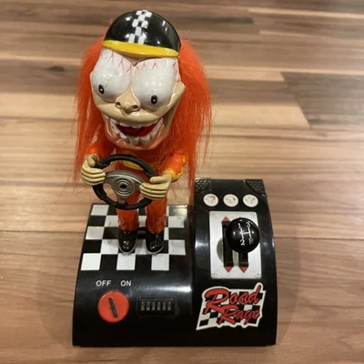 Gemmy Road Rage Racer Figure Orange Hair Orange Suit Vintage - Image 1 of 4