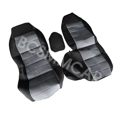 Fundas de cojín de asiento de auto 2 piezas aptas para Chevrolet Colorado 2004-2012 60/40 respaldo alto Foto 1 de 4