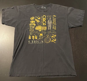 Circa Brand T-Shirt, Faded Black, Size: Large - Picture 1 of 5