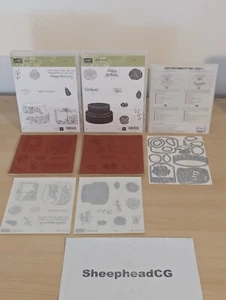 Stampin' Up! Cake Soiree 1 & 2 Stempel + süße Kuchen Framelits Stanzformen - toll, UK! - Bild 1 von 15