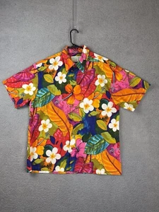 Camisa Sayulita Shirt Company Estampado Tropical Para Hombre Informal Botón Frontal Algodón Camisa, XL - Imagen 1 de 12