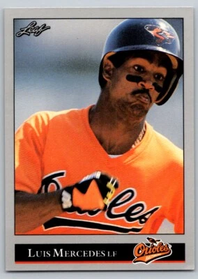 1992 Leaf #130a Luis Mercedes - Image 1 of 2