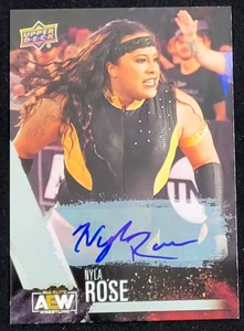 2021 UPPER DECK AEW NYLA ROSE AUTO - Picture 1 of 2