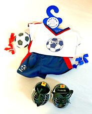 Maillot uniforme de football Build-A-Bear BAB short crampons arcs de balle