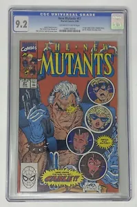 NEW MUTANTS #87 CGC 9.2 1° apparizione del cavo 1990 fumetto classificato Marvel - Foto 1 di 4