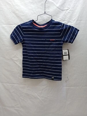 DKNY T-shirt kids Blue Striped size 3T toddler boys - Image 1 of 4