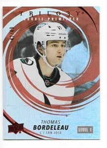 2022-23 Upper Deck Trilogy Level 1 Red Thomas Bordeleau RC Parallel 42/49 #226 - Picture 1 of 2
