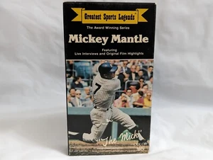 Greatest Sports Legends Mickey Mantle VHS Vintage Baseball Collectibles  - Picture 1 of 6